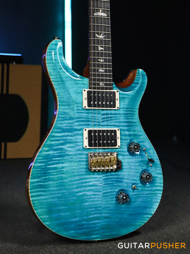 ギター PRS Custom 24 Blue Matteo 2019 PRS Guitars SE Ltd. Ed. Custom 24 Electric Guitar (Blue Matteo