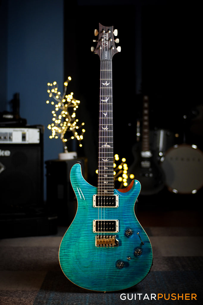 PRS Guitars Custom 24 Piezo Electric Guitar (Blue Matteo