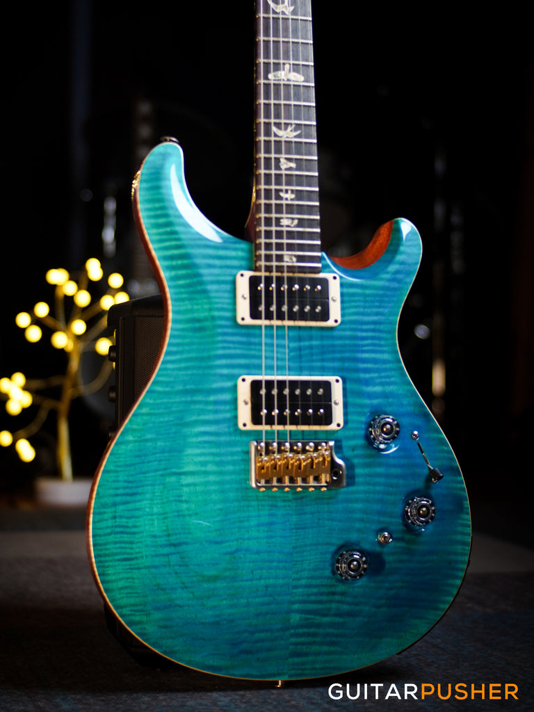 PRS Guitars Custom 24 Piezo Electric Guitar (Blue Matteo