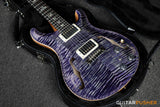 PRS Guitars Hollowbody II Piezo Electric Guitar (Faded Purple w/ Natural Sides 10-Top)