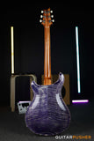 PRS Guitars Hollowbody II Piezo Electric Guitar (Faded Purple w/ Natural Sides 10-Top)