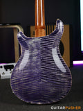 PRS Guitars Hollowbody II Piezo Electric Guitar (Faded Purple w/ Natural Sides 10-Top)