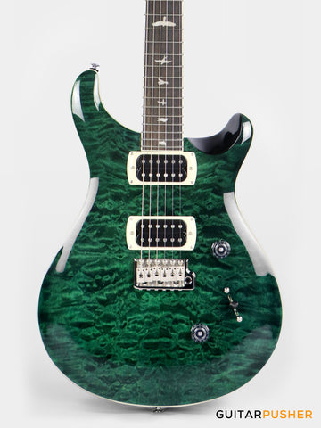 PRS Guitars SE Custom 24 Quilt Electric Guitar (Teal Black)