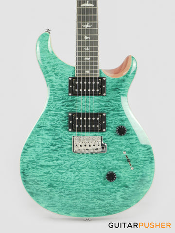 PRS Guitars SE Custom 24 Quilt Electric Guitar (Turquoise)