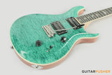PRS Guitars SE Custom 24 Quilt Electric Guitar (Turquoise)