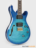 PRS Guitars SE Custom 24 Semi-Hollow Piezo Electric Guitar (Lake Blue)