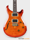 PRS Guitars SE Custom 24 Semi-Hollow Piezo Electric Guitar (Vintage Sunburst)