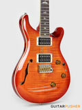 PRS Guitars SE Custom 24 Semi-Hollow Piezo Electric Guitar (Vintage Sunburst)
