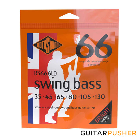 Rotosound RS666LD Swing Bass 6-string Stainless Steel