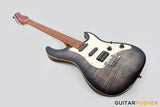 Sire S7FM Alder S-Style w/ Flamed Maple Top Electric Guitar (2023) - Transblack