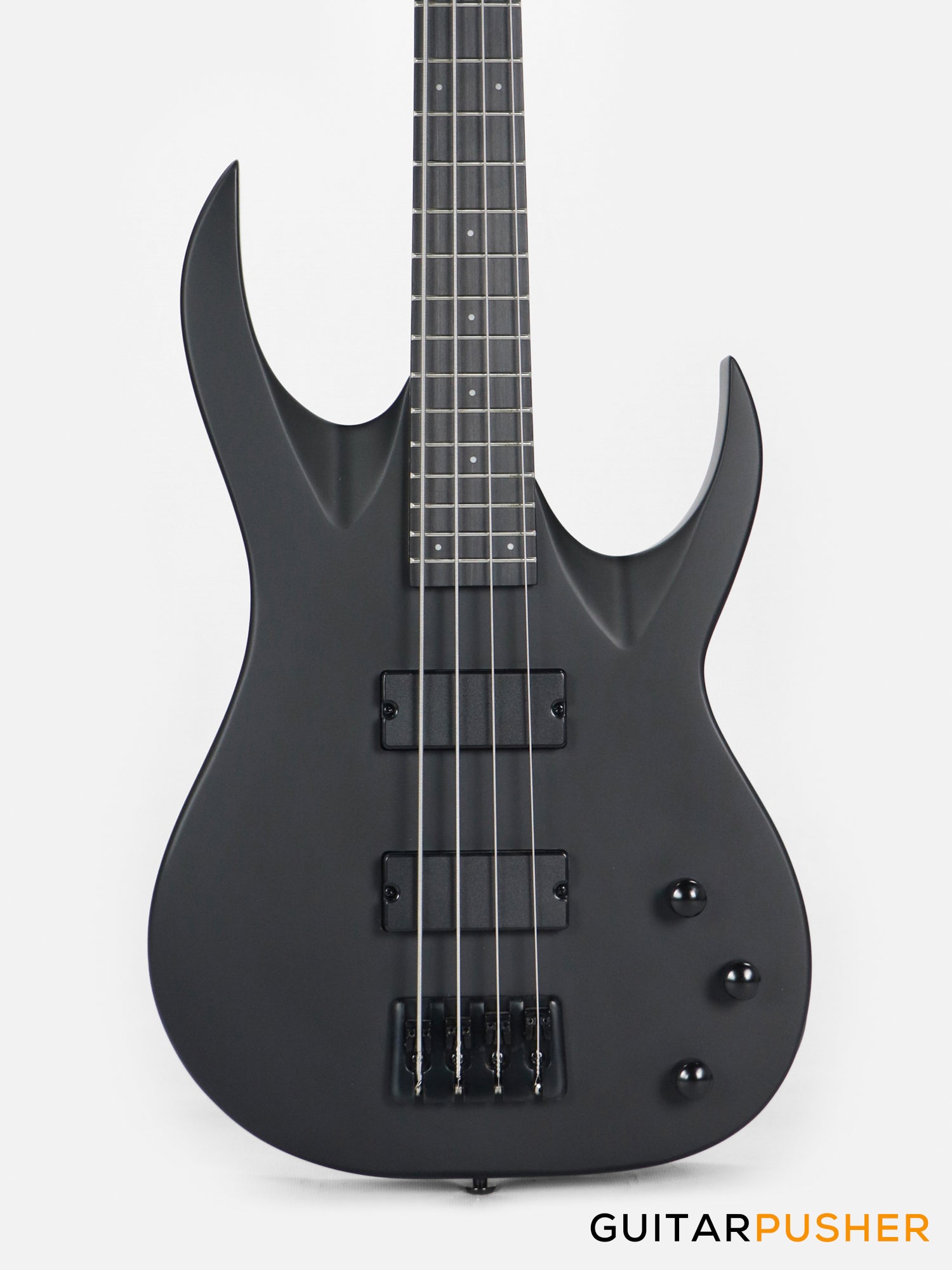 S by Solar AB4.4C-E Carbon Black Bass Guitar – GuitarPusher