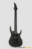 S by Solar AB4.7C-E Carbon Black 7-String Baritone Electric Guitar