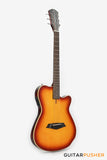 Sire G5A Solid Body Acoustic-Electric Guitar w/ Vividx-A Pickup System - Tobacco Sunburst Satin (2024)
