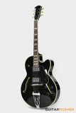 Sire H7F Maple Hollowbody Electric Guitar - Black (2024)