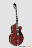 Sire H7F Maple Hollowbody Electric Guitar - See Through Red (2024)