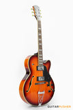 Sire H7F Maple Hollowbody Electric Guitar - Tobacco Burst (2024)