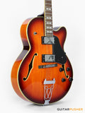 Sire H7F Maple Hollowbody Electric Guitar - Tobacco Burst (2024)