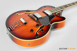Sire H7F Maple Hollowbody Electric Guitar - Tobacco Burst (2024)