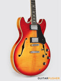 Sire H7 Maple Hollowbody Electric Guitar - Cherry Sunburst (2023)