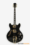 Sire H7T Maple Hollowbody Electric Guitar - Black (2024)