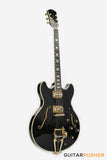 Sire H7T Maple Hollowbody Electric Guitar - Black (2024)