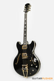 Sire H7T Maple Hollowbody Electric Guitar - Black (2024)