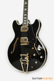 Sire H7T Maple Hollowbody Electric Guitar - Black (2024)