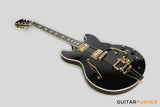 Sire H7T Maple Hollowbody Electric Guitar - Black (2024)