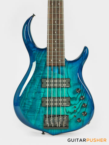 Sire M5 Swamp Ash 5-String Bass with Premium Gig Bag - Transblue (2023)