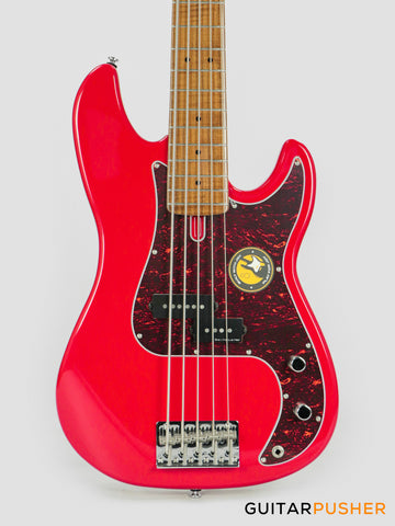 Sire P5 Alder 5-String Bass Guitar with Premium Gig Bag - Dark Red (2023)