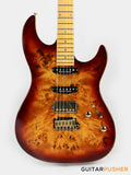 Sire S10 HSS Alder S-Style Electric Guitar - Natural Burst (2024)
