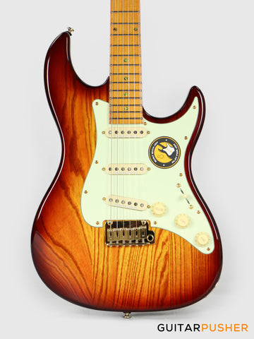 Sire S10 SSS Swamp Ash S-Style Electric Guitar - Tobacco Sunburst (2024)