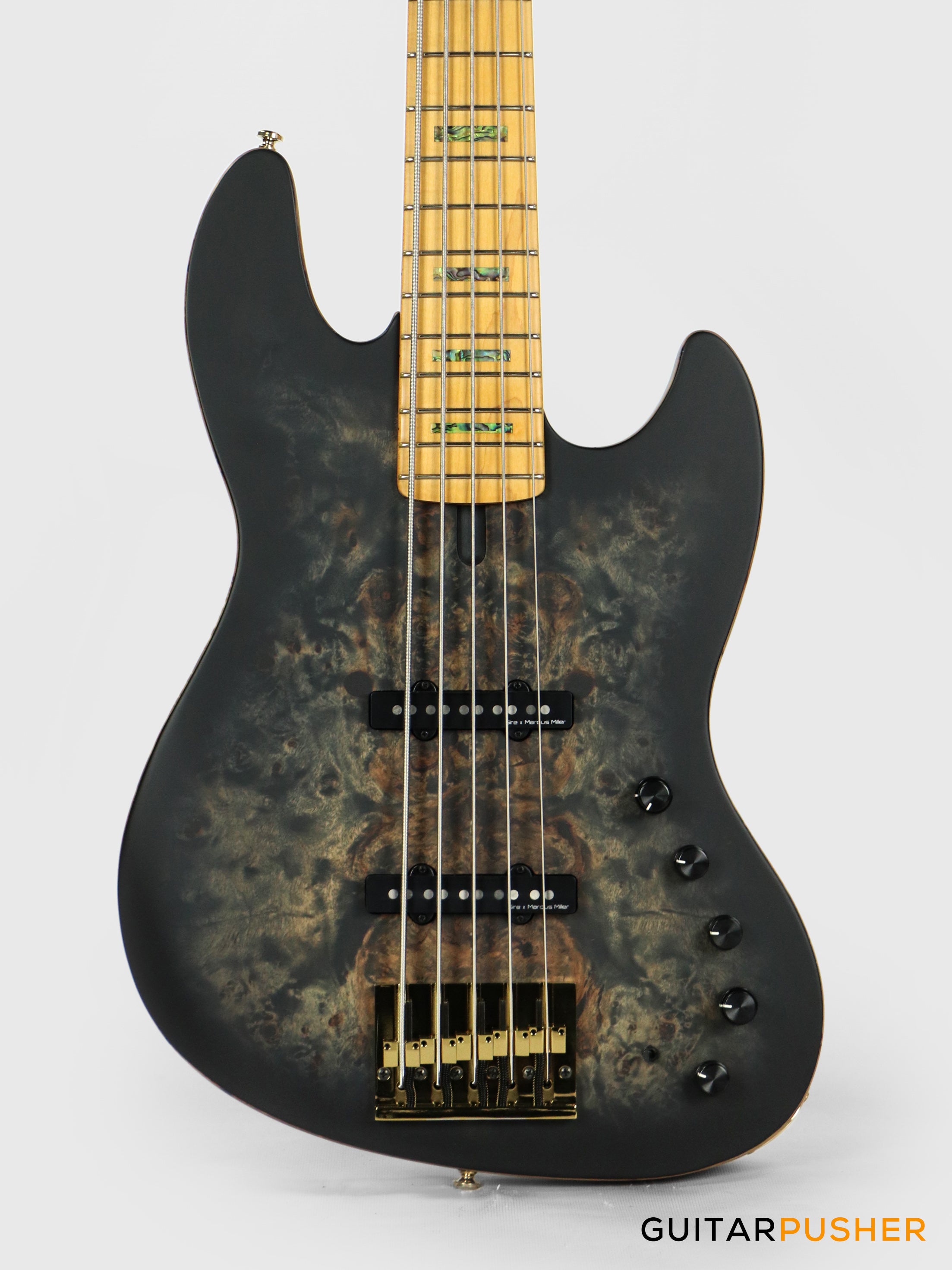 Sire V10 Swamp Ash 5-String Bass - Transparent Black Satin (2024