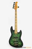Sire V10 Swamp Ash 5-String Bass - Transparent Green Satin (2024)