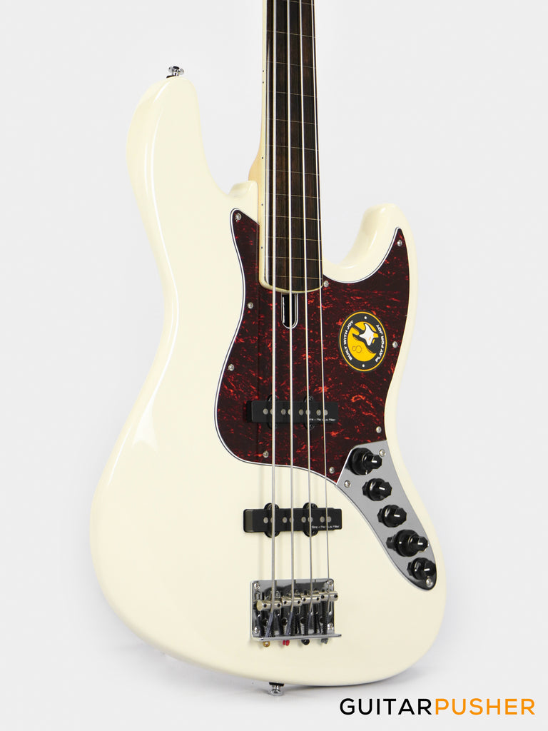 Sire V7 5弦 1st Gen（アルダー、アンティークホワイト） Sire Marcus Miller V7 Alder 5-string Bass Guitar - Antique