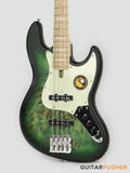 Sire V7 Swamp Ash Reissue 4-String Bass - Transparent Green Satin (2024)