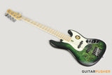 Sire V7 Swamp Ash Reissue 5-String Bass - Transparent Green Satin (2024)