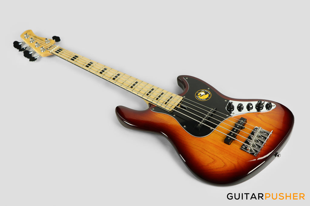 Sire V7 Vintage Swamp Ash 5-String JB Bass Tobacco Sunburst (2023