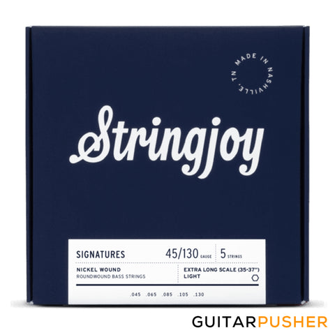 Stringjoy Bass Guitar 5-String Set Extra Long Scale Light 45-130
