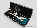 Soloking MS-1 Classic Flat Top FMN Roasted Flame Maple Neck HSS Electric Guitar  - Jeans Pacific Blue