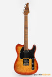 Soloking MT-1 FM Artisan with Solid Flame Top in Honeyburst