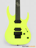 Solar Guitars A2.6FR LN Lemon Neon Matte Electric Guitar w/ Floyd Rose