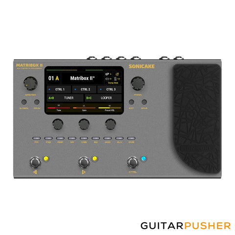 Sonicake Matribox II QME-100BK Multi-Effects Pedal - Black