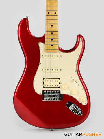 Tagima TG-540 HSS S-Style Woodstock Series -  Metallic Red (Maple Fingerboard/Alpine White Pickguard)