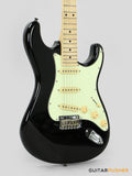 Tagima New T-635 Classic Series S Style Electric Guitar - Black (Maple Fingerboard/Mint Green Pickguard)