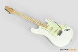 Tagima New T-635 Classic Series S Style Electric Guitar - Olympic White (Maple Fingerboard/Mint Green Pickguard)