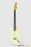 Tagima New T-635 Classic Series S Style Electric Guitar - Olympic White (Rosewood Fingerboard/Mint Green Pickguard)