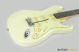 Tagima New T-635 Classic Series S Style Electric Guitar - Olympic White (Rosewood Fingerboard/Mint Green Pickguard)