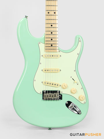 Tagima New T-635 Classic Series S Style Electric Guitar - Surf Green (Maple Fingerboard/Mint Green Pickguard)
