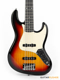 Tagima TW-73 '73 5-String Jazz Bass - Sunburst (Rosewood Fingerboard / Mint Pickguard)